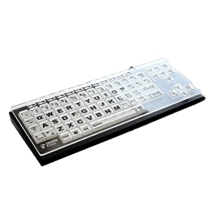 Visionkeys® Tastiera Espansa Bianca e Nera - 22.36.03.006