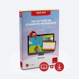 100 letture in stampato maiuscolo (KIT: Libro + Web App)