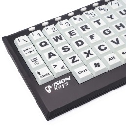 Visionkeys® Tastiera Espansa Bianca e Nera - 22.36.03.006