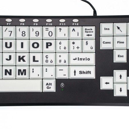 Visionkeys® Tastiera Espansa Bianca e Nera - 22.36.03.006