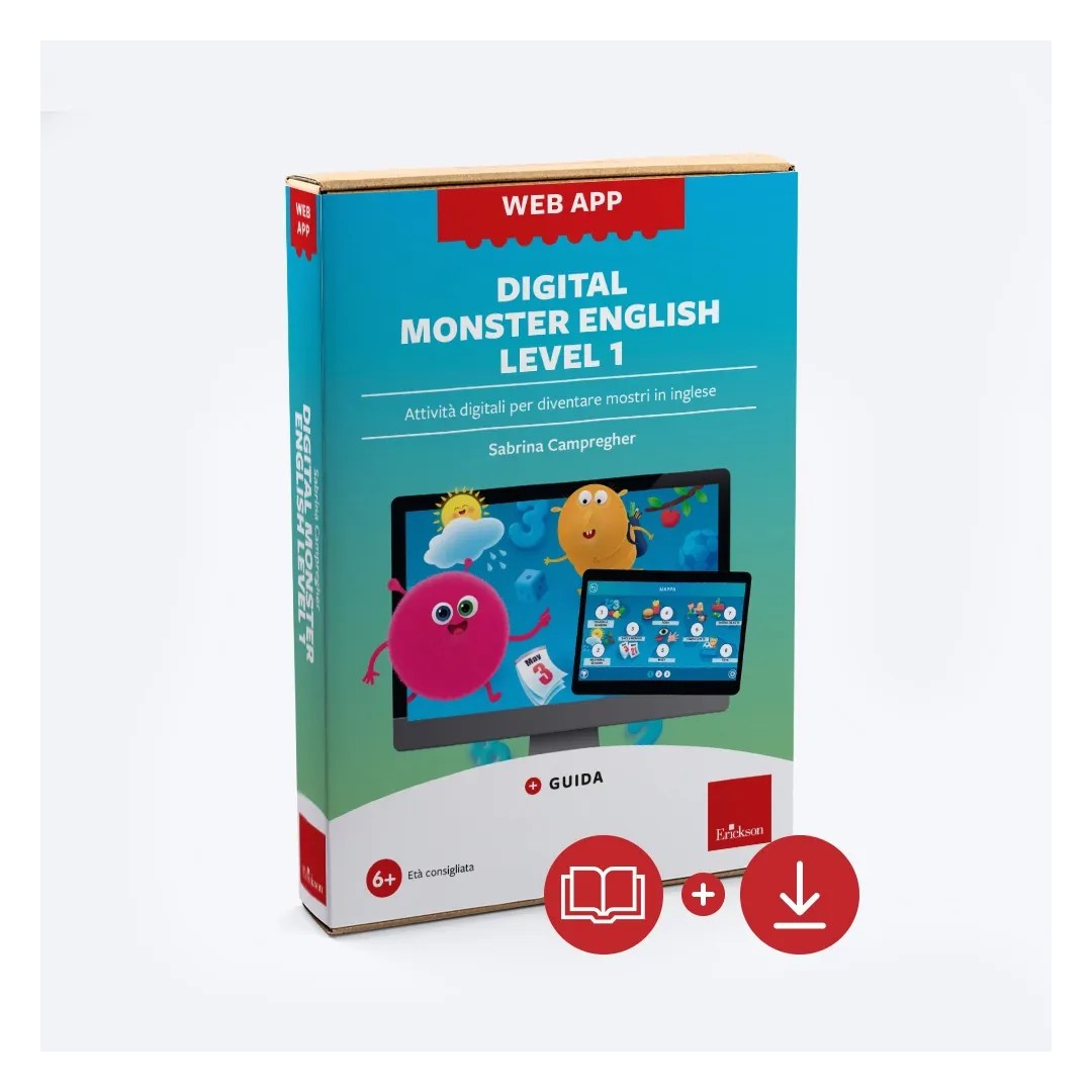 Digital Monster English Level 1 (KIT: Web app + Guida cartacea)