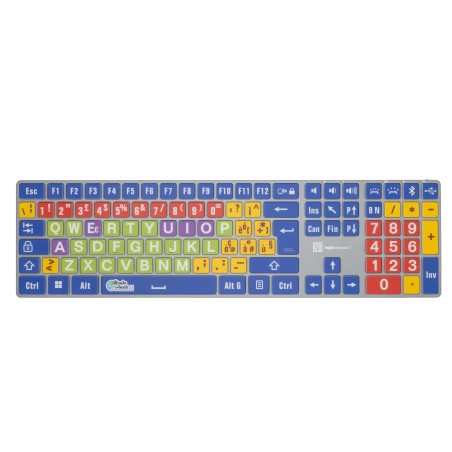 Simple Keys Bluetooth - Tastiera XL Colorata Retroilluminata