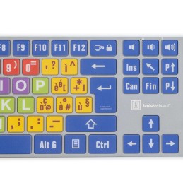 SimpleKeys Bluetooth - Tastiera XL Colorata Retroilluminata