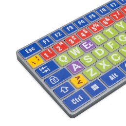 SimpleKeys Bluetooth - Tastiera XL Colorata Retroilluminata
