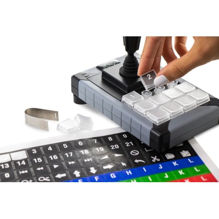 K-12-Joystick con tasti programmabile