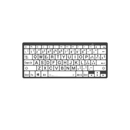 Tastiera Bianco/Nera XL MINI - Bluetooth