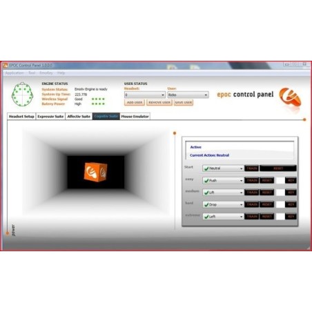 Emotiv EPOC+ EEG Caschetto 14 Canali