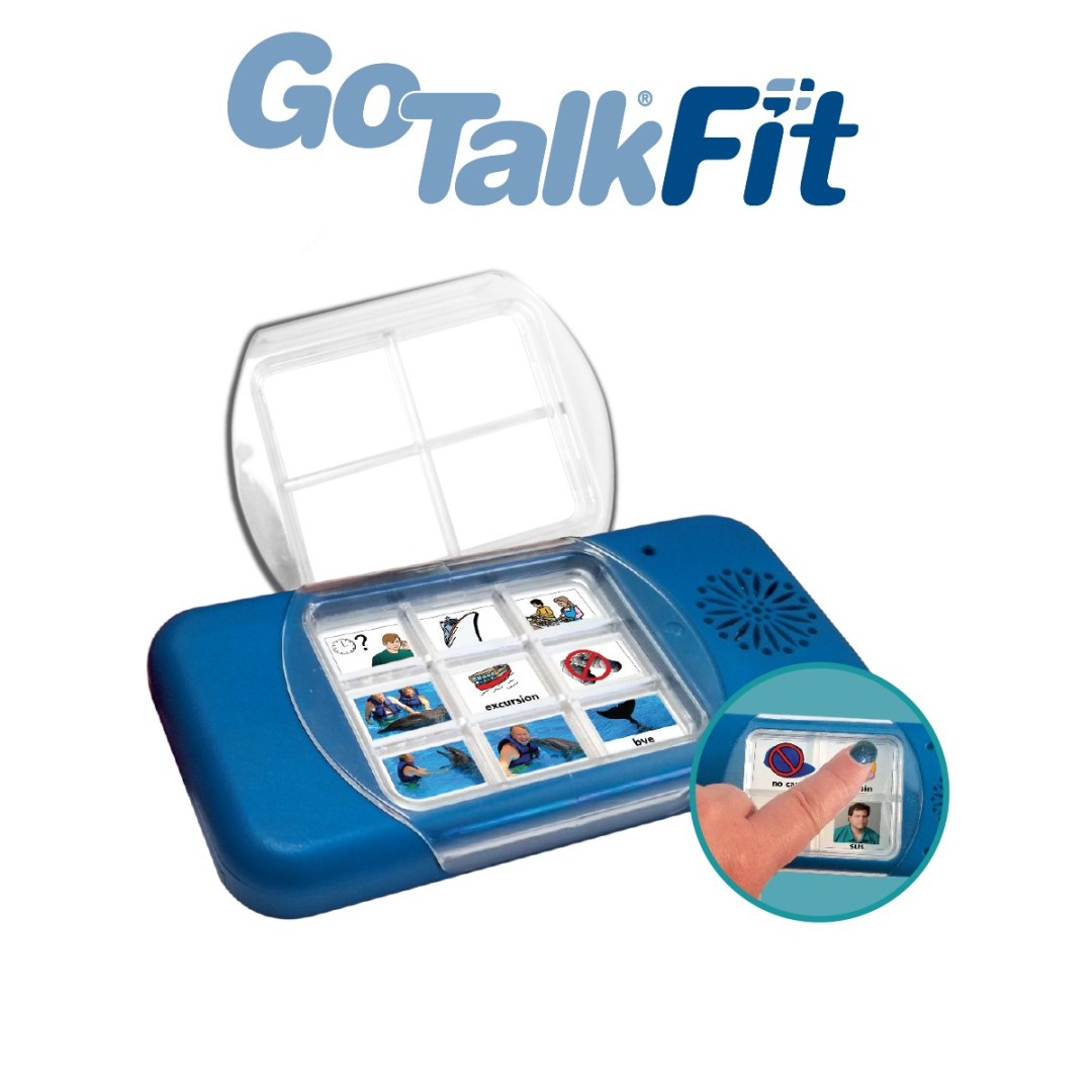 Go Talk Fit CAA | Comunicatore simbolico di base personalizzabile