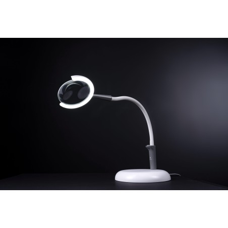 Lampada Magnificent Pro con lente da tavolo e da pavimento