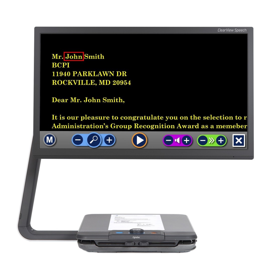 Optelec ClearView C Speech HD 24" - 22.03.18.003 - Video ingranditore