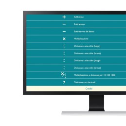 Le quattro operazioni (KIT: Libro + Web App)